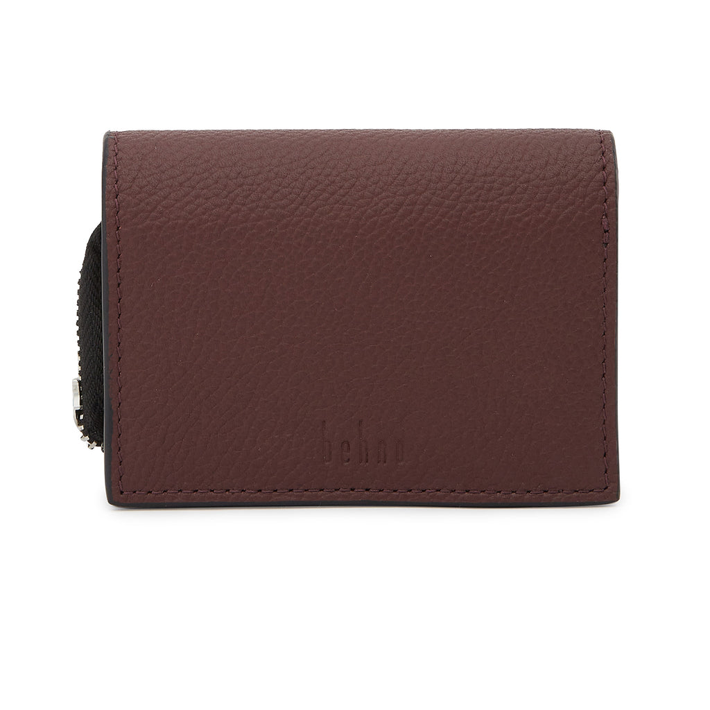 SHERYL WALLET PEBBLE BORDEAUX