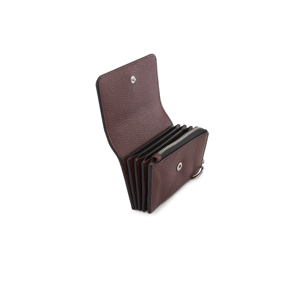 SHERYL WALLET PEBBLE BORDEAUX