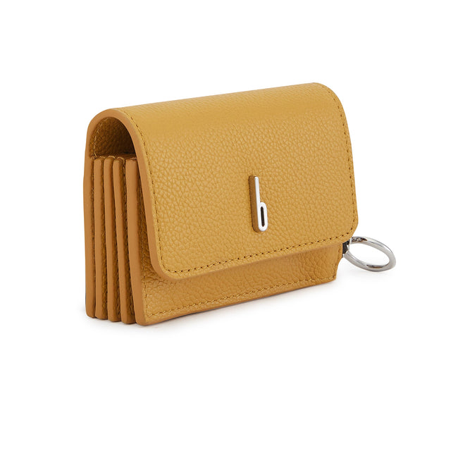 SHERYL WALLET PEBBLE MUSTARD Main Image