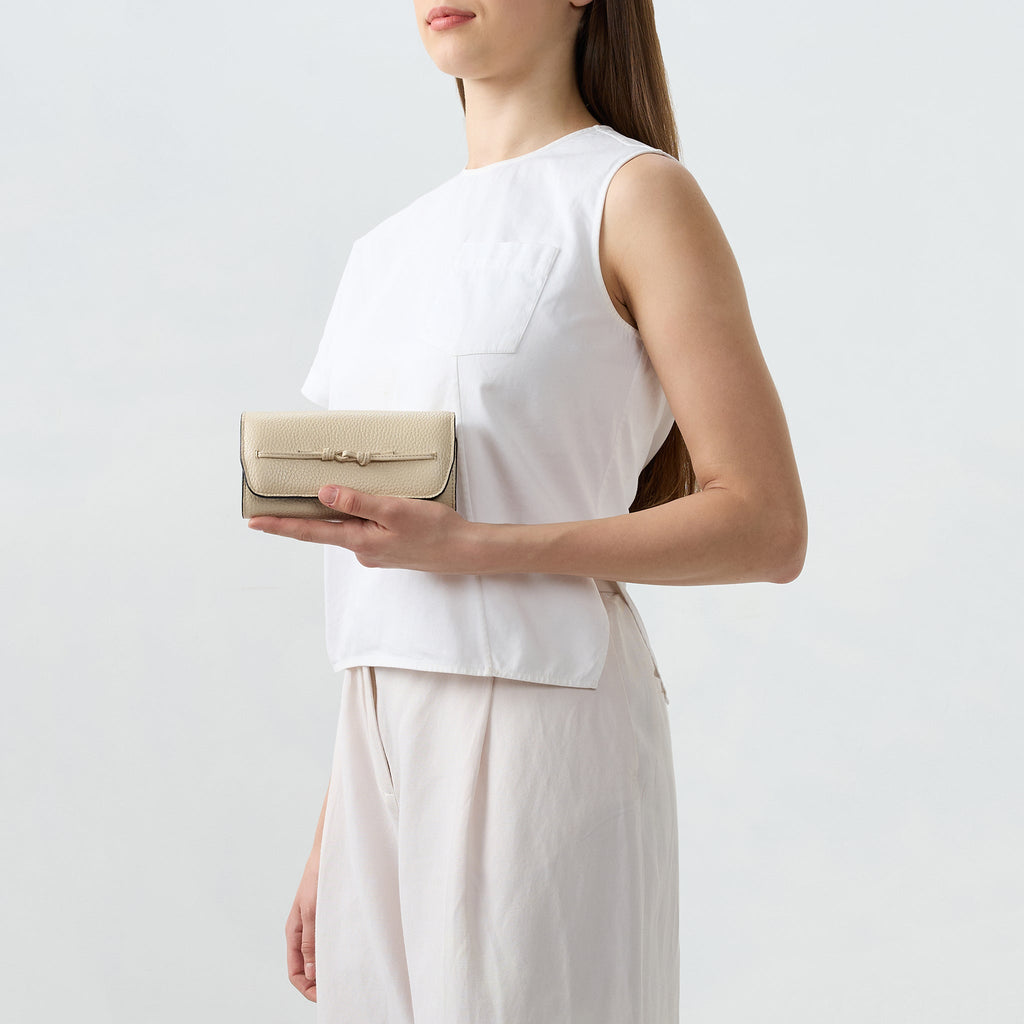 SIAN SUNGLASS CASE PEBBLE BEIGE