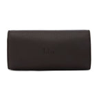 SIAN SUNGLASS CASE PEBBLE DARK BROWN