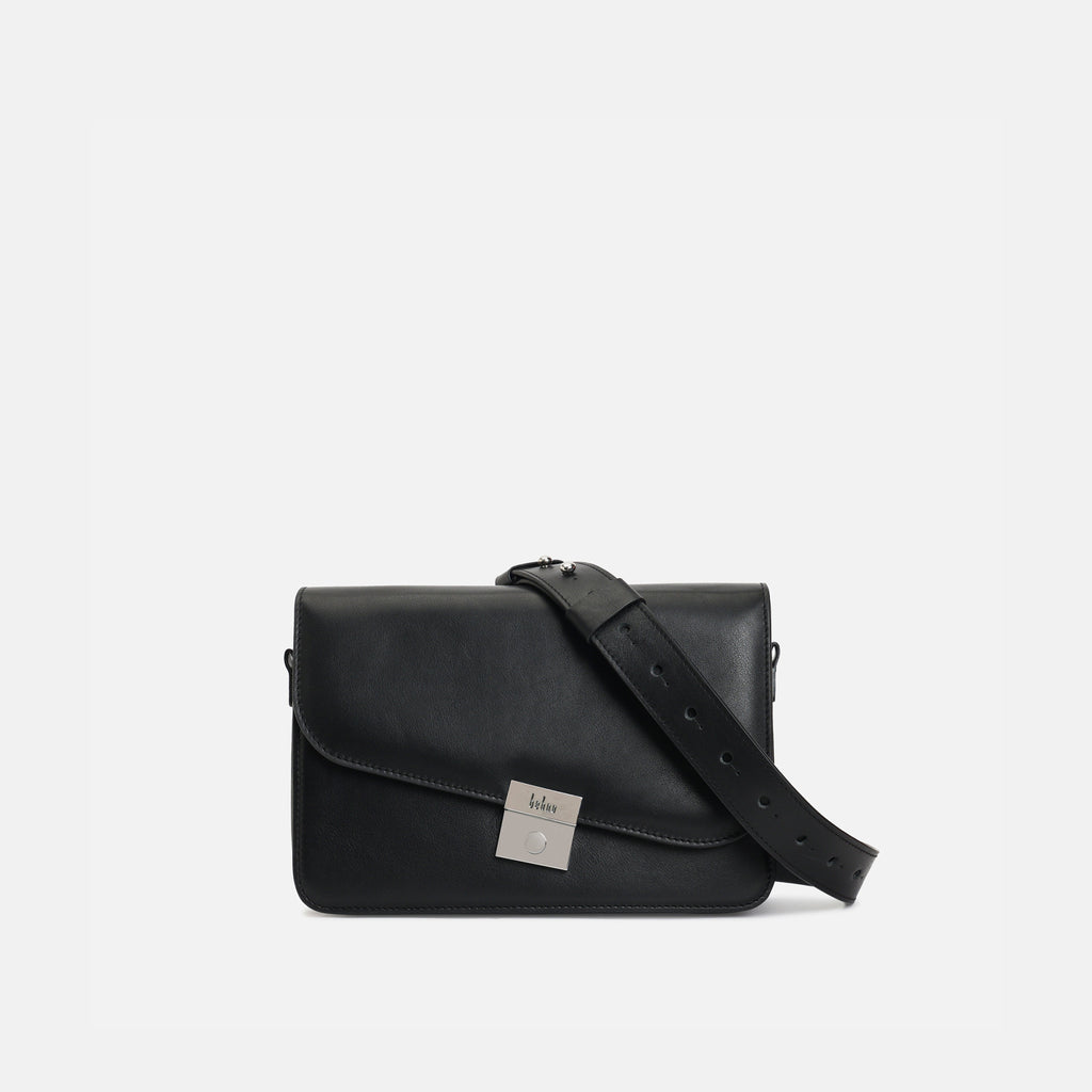 SIMONE CURVE CROSSBODY NAPPA BLACK