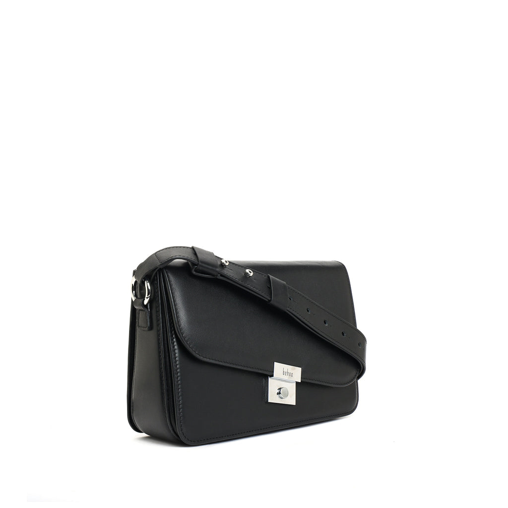 SIMONE CURVE CROSSBODY NAPPA BLACK