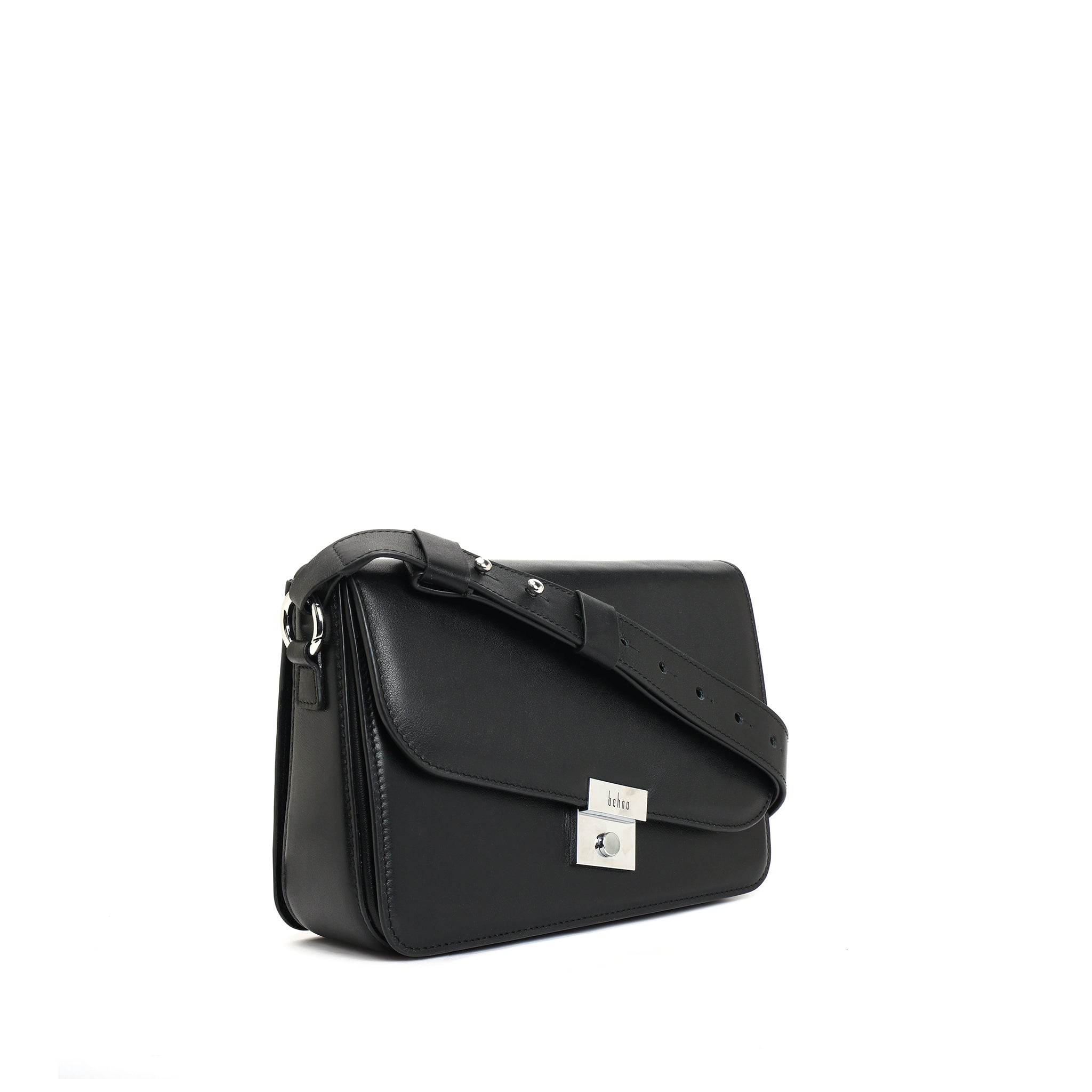 SIMONE CURVE CROSSBODY NAPPA BLACK