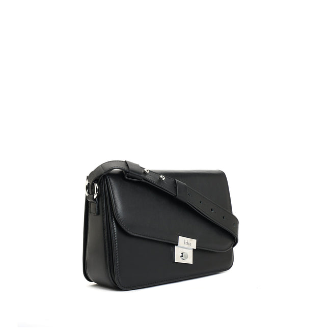 SIMONE CURVE CROSSBODY NAPPA BLACK Main Image