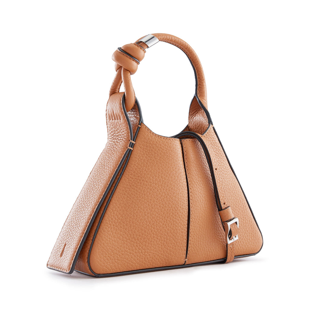 TINA BAGUETTE MINI PEBBLE PLEAT CLAY