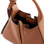 TINA BAGUETTE MINI PEBBLE PLEAT CLAY