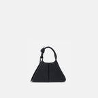 TINA BAGUETTE MINI PEBBLE PLEAT BLACK
