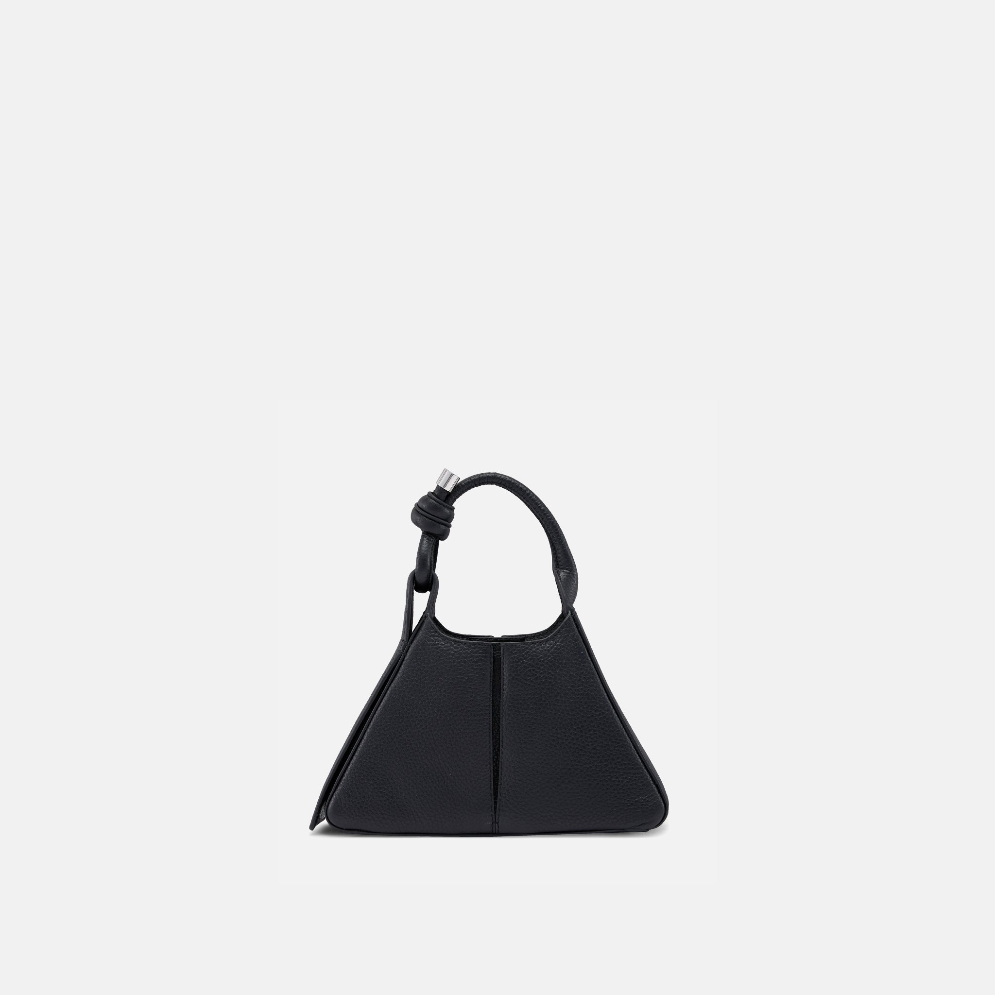 TINA BAGUETTE MINI PEBBLE PLEAT BLACK