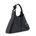 TINA BAGUETTE MINI PEBBLE PLEAT BLACK