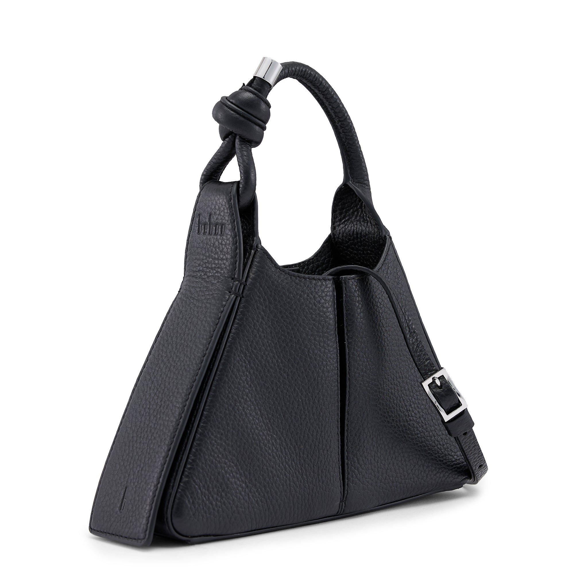 TINA BAGUETTE MINI PEBBLE PLEAT BLACK