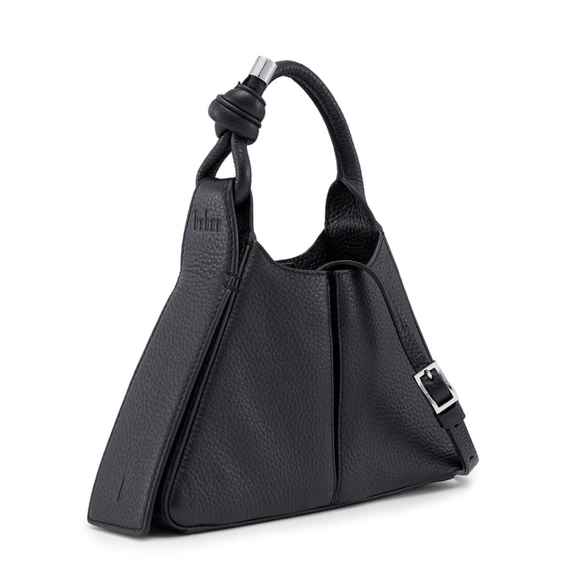 TINA BAGUETTE MINI PEBBLE PLEAT BLACK Main Image