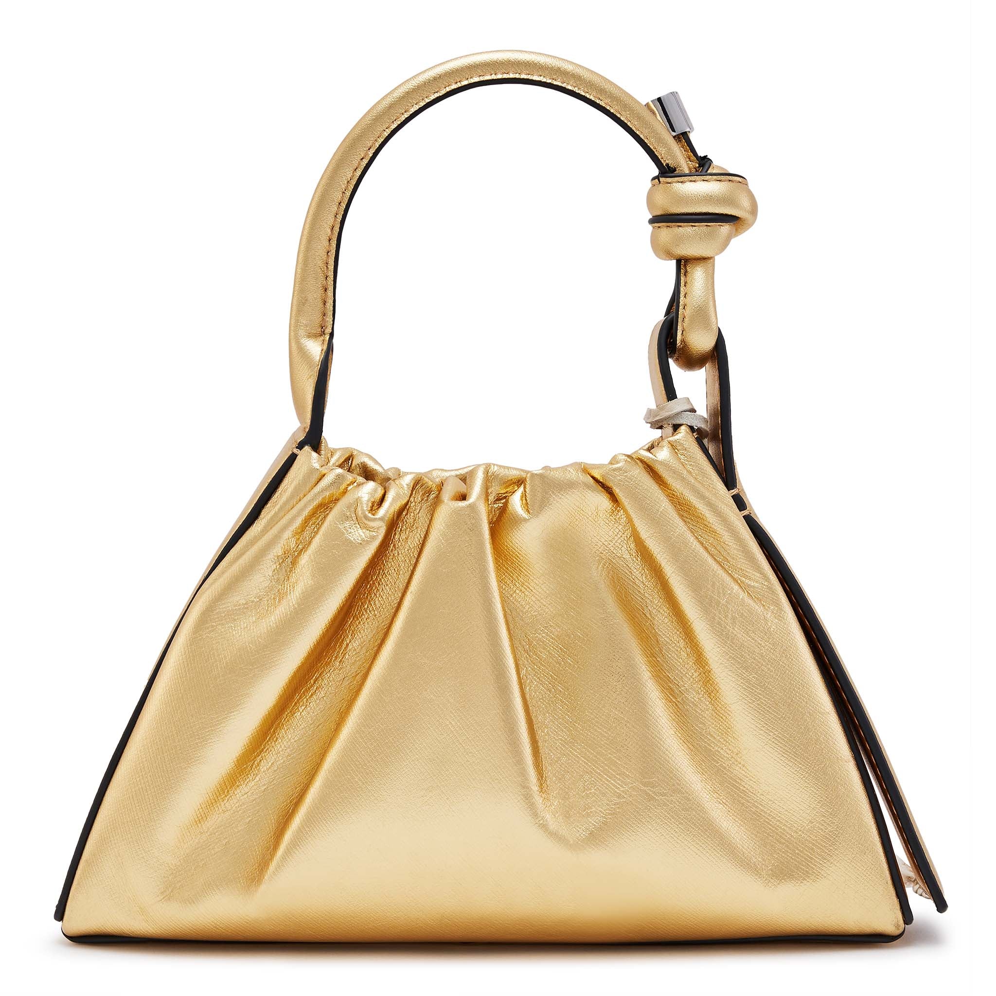 TINA BAGUETTE MINI RUCHED CHARMS GOLD