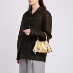 TINA BAGUETTE MINI RUCHED CHARMS GOLD