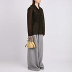 TINA BAGUETTE MINI RUCHED CHARMS GOLD