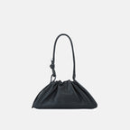 TINA BAGUETTE PEBBLE RUCHED BLACK