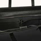 Braemar Tote in Black Pirarucu By Vivo Bags