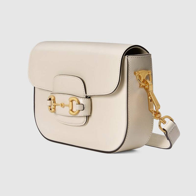 Gucci Horsebit 1955 mini bag White leather Main Image