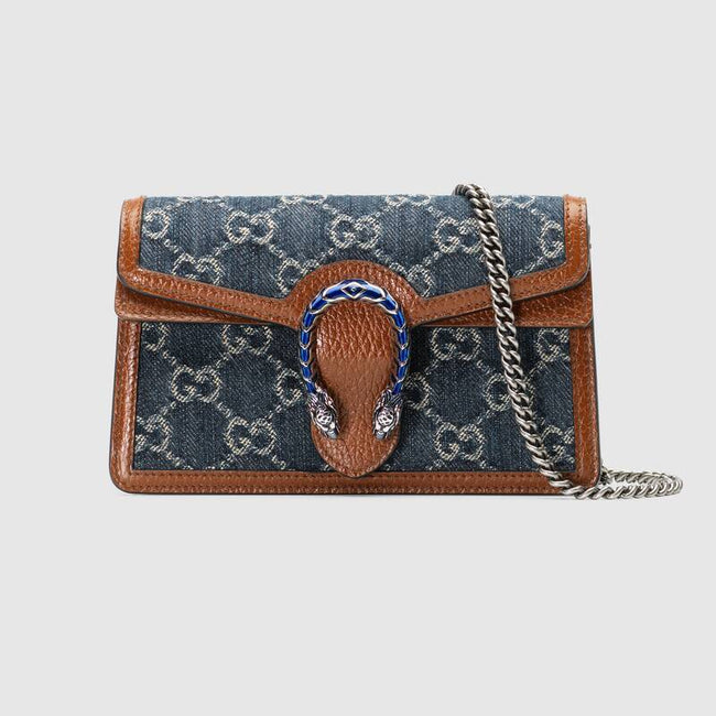 Dionysus super mini bag Dark blue Hover Image