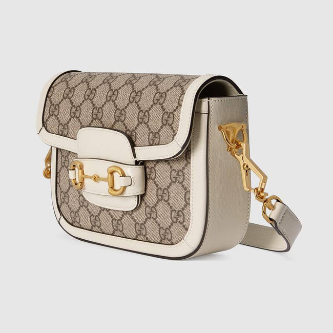 Gucci Horsebit 1955 mini bag white leather Main Image