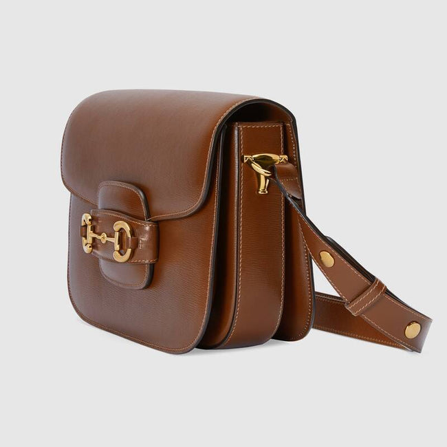 Gucci Horsebit 1955 shoulder bag Brown Leather Main Image