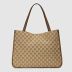 Gucci Horsebit 1955 Tote Bag Brown Leather