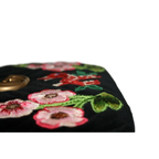 Gucci GG Marmont Matelasse Embroidered Black Nero Velvet Crossbody 447632