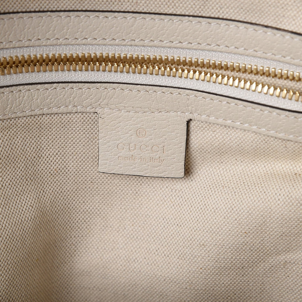 Gucci Ophidia White GG Supreme Monogram Flora Web Small Day Backpack 547965