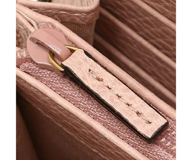 Gucci Marmont GG Pebbled Black Leather With Bow Continental 524294 Main Image