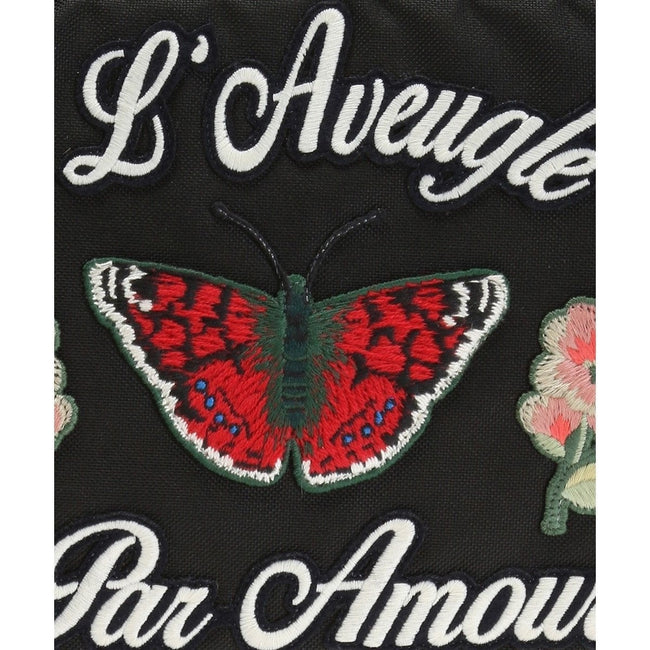 Gucci Techno Canvas Embroidered Butterfly Tech Case 473883 Main Image