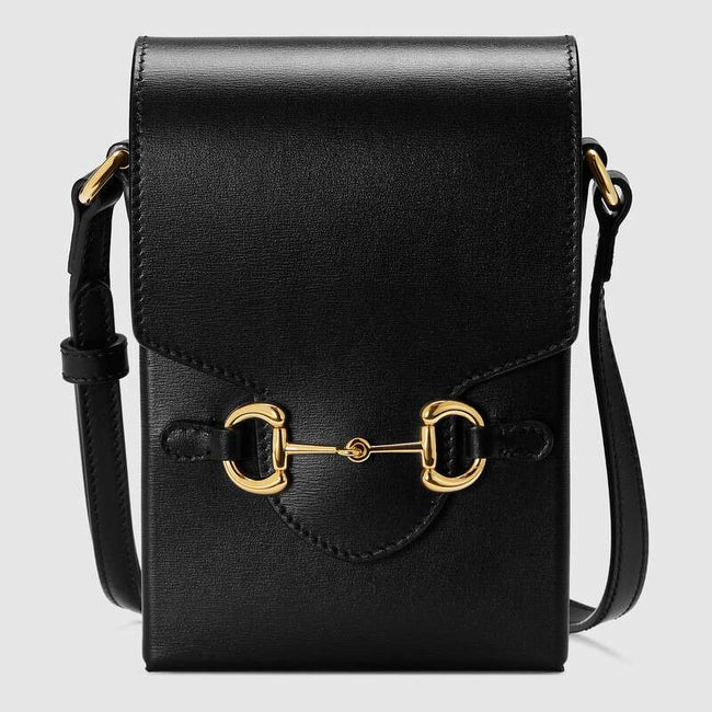 Gucci Horsebit 1955 mini bag Black leather Hover Image