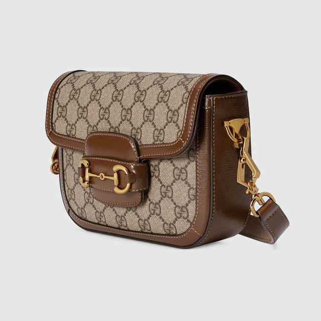 Gucci Horsebit 1955 mini bag Brown leather Main Image