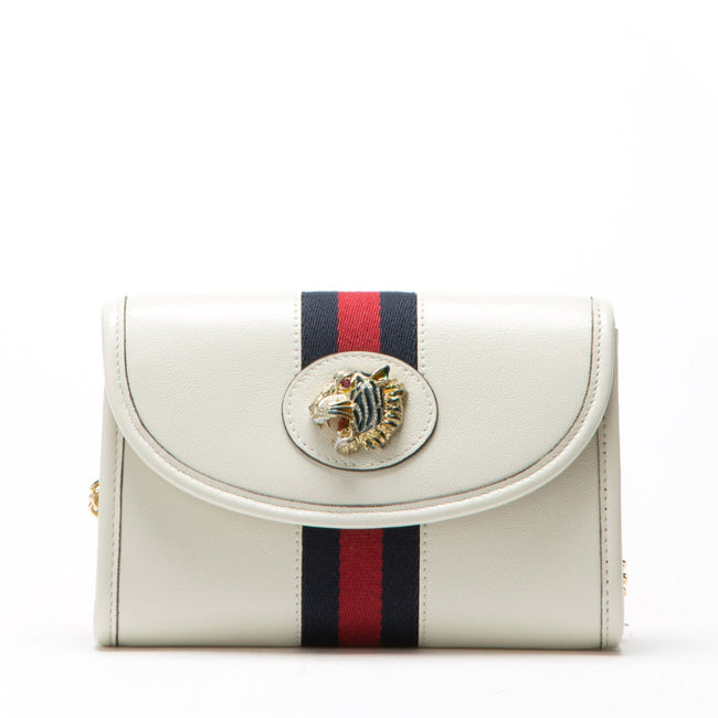 Rajah Medium Shoulder Bag White Hover Image