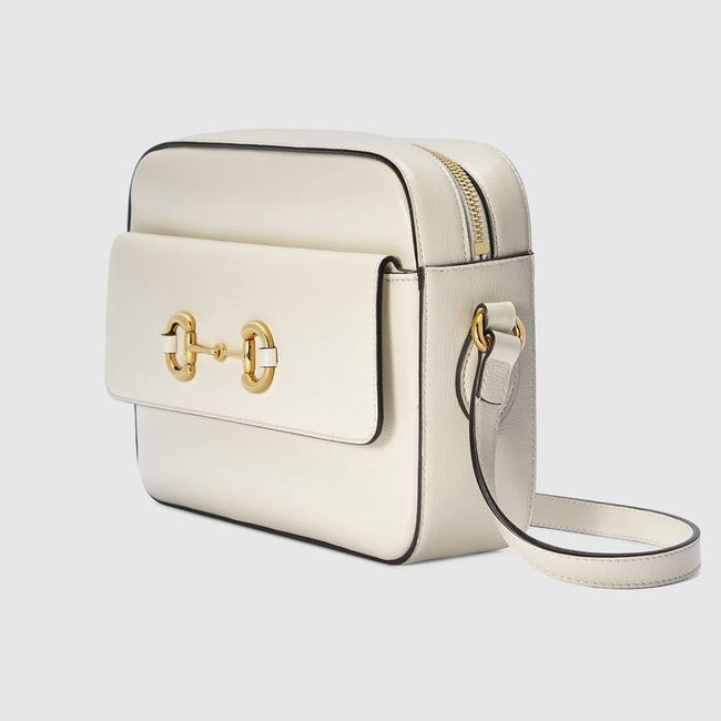 Gucci Horsebit 1955 small shoulder bag White Leather Main Image