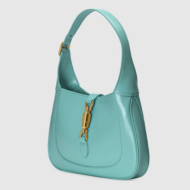 Jackie 1961 small shoulder bag Light blue leather Main Image