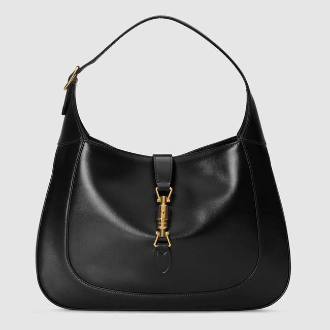 Jackie 1961 Medium Shoulder Bag Black Leather Hover Image