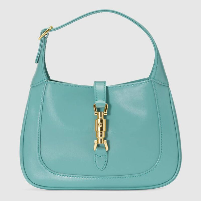 Jackie 1961 mini shoulder bag Light blue leather Hover Image
