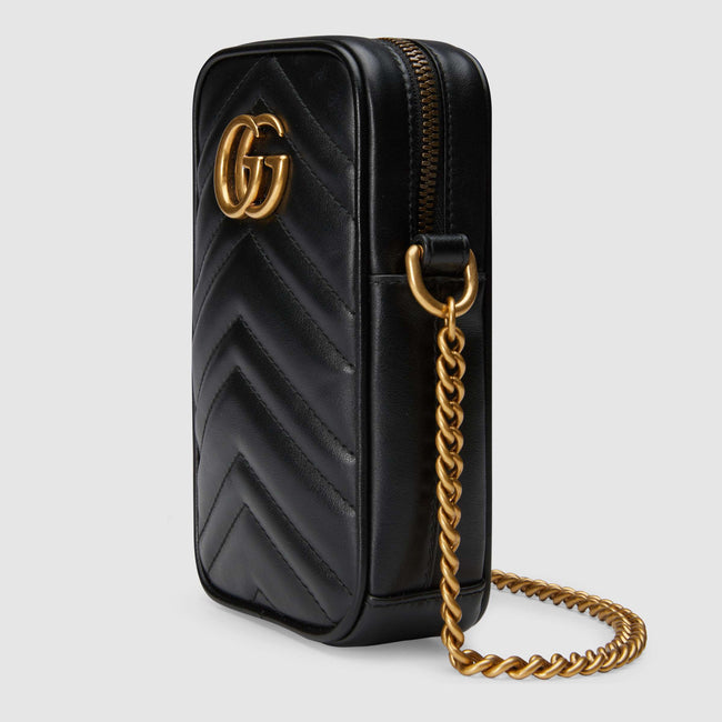GG Marmont mini bag Black leather Main Image